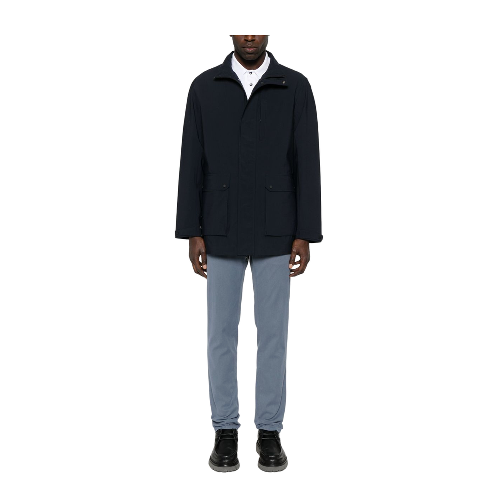 Emporio Armani Capsule Coats Blue