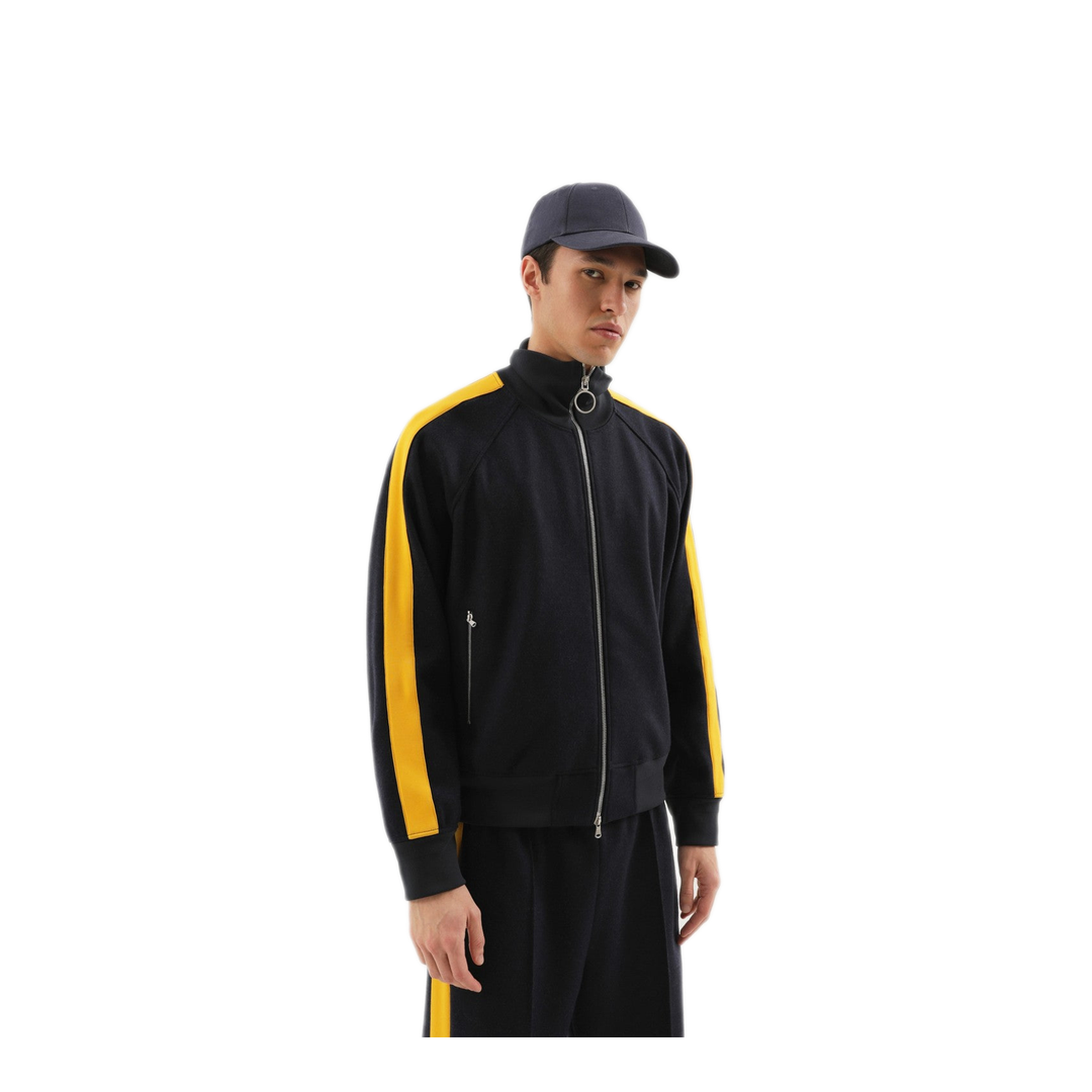 MAYFEYR - 1989 STUDIO - Gray Jacket With Side Stripes - F04MBG010FAB0016200