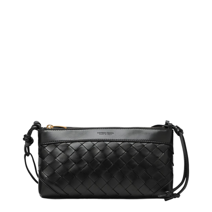 Andiamo Leather Crossbody Bags - Black