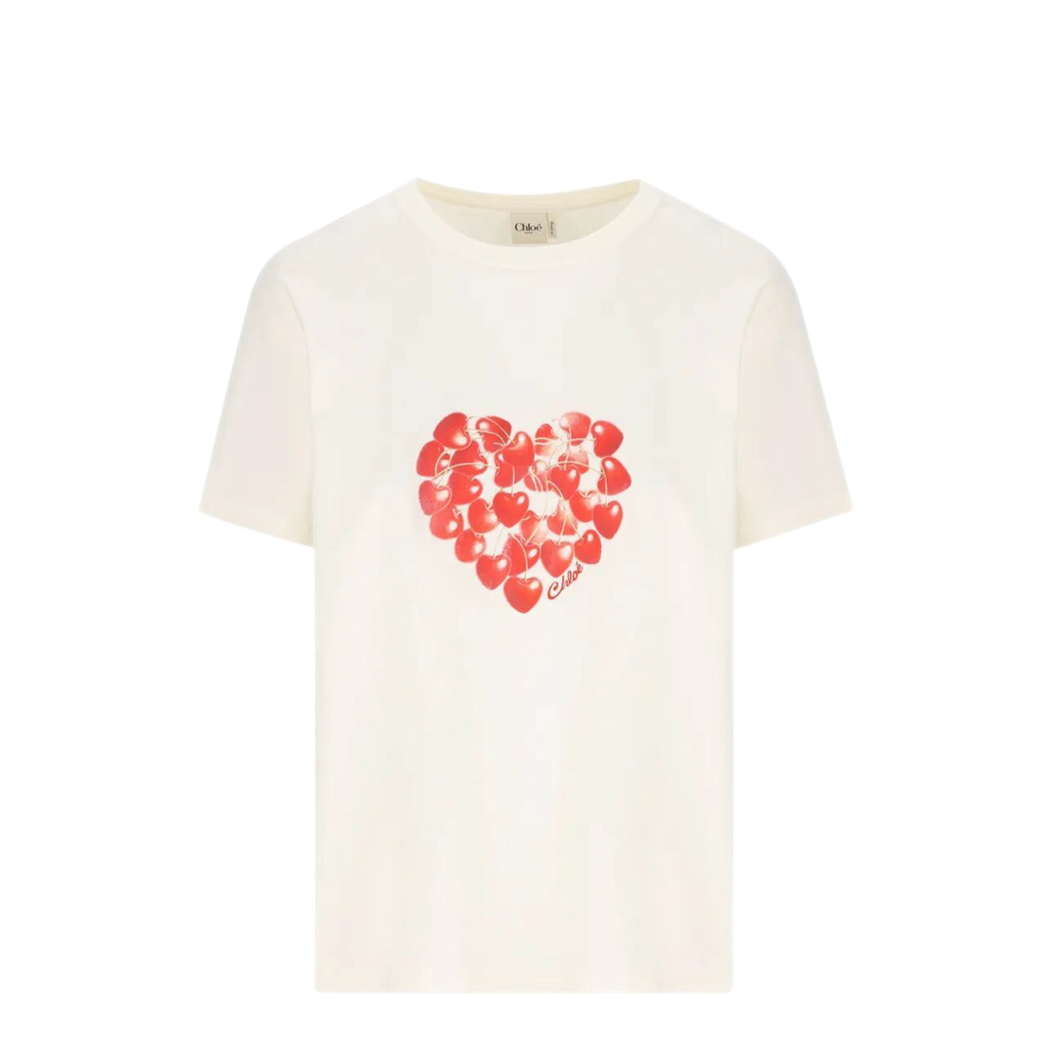 MAYFEYR - Chloè - Cherries Print Cotton T-Shirt - CH26AJH41880