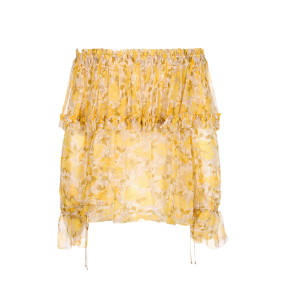 MAYFEYR - Chloè - Puff Sleeve Off The Shoulder Shirt - CH26UH12327592D