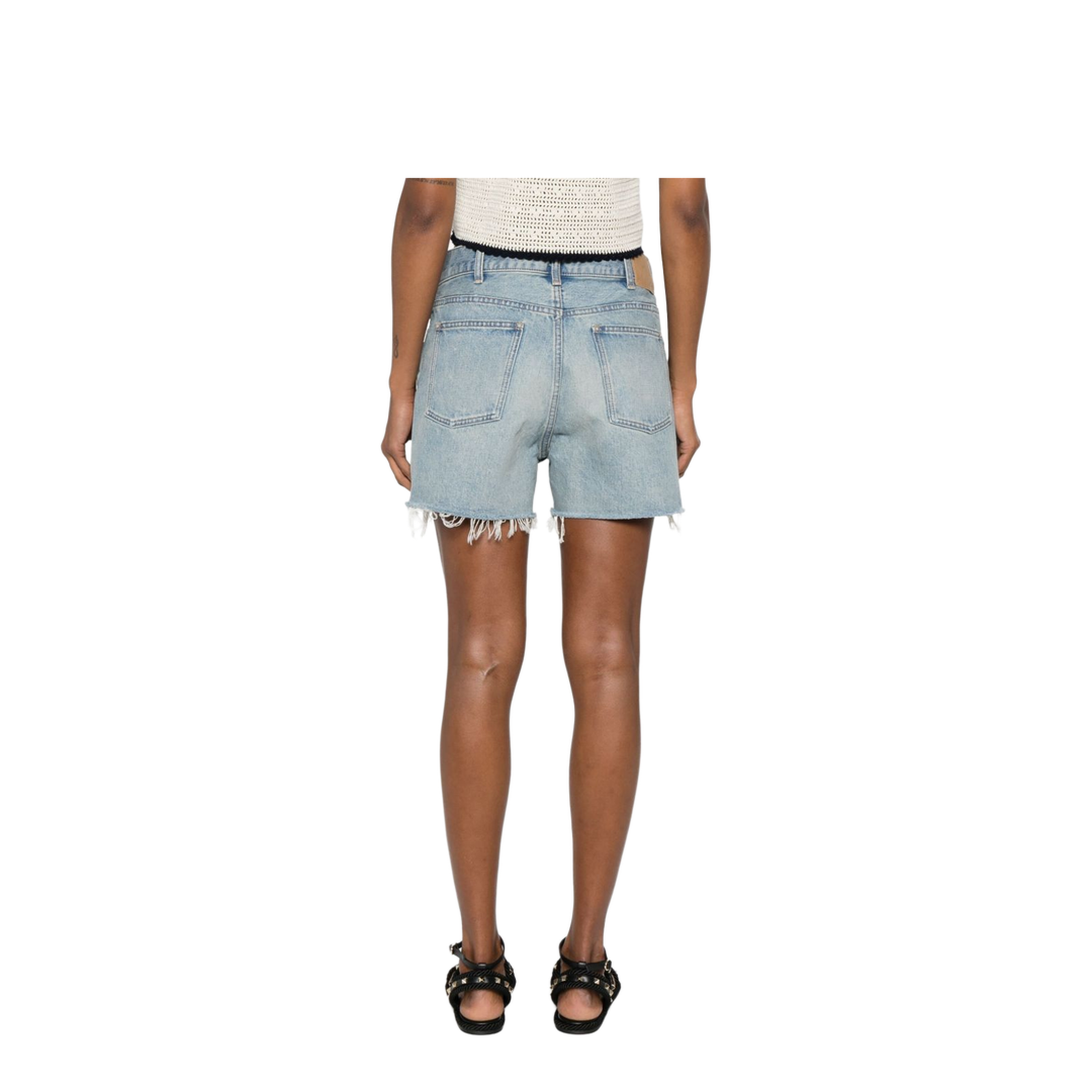 Shorts with Logo Embroidery