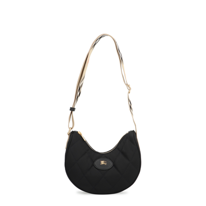 Black Horseshoe Shoulder Bag