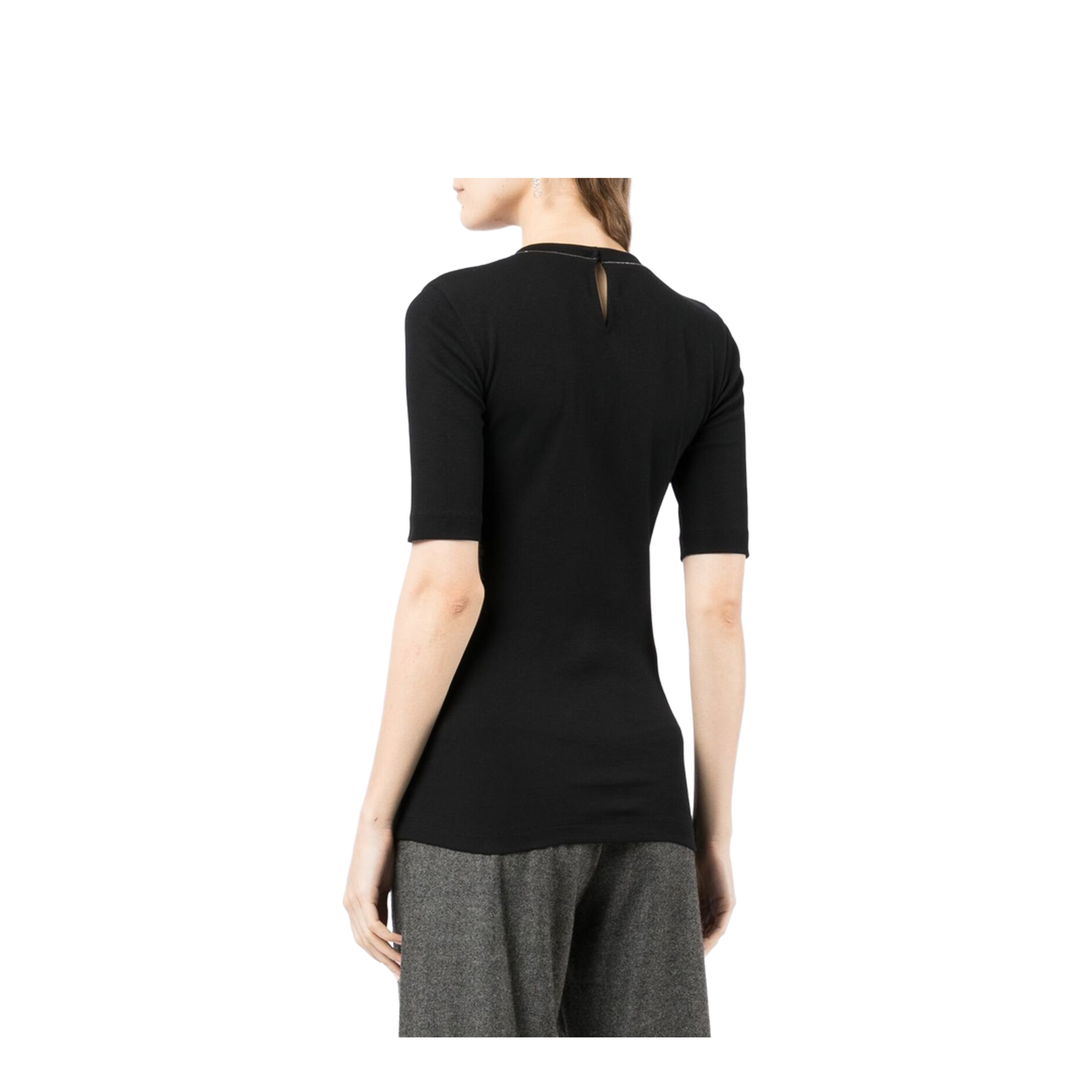 Cotton T-Shirt - Black