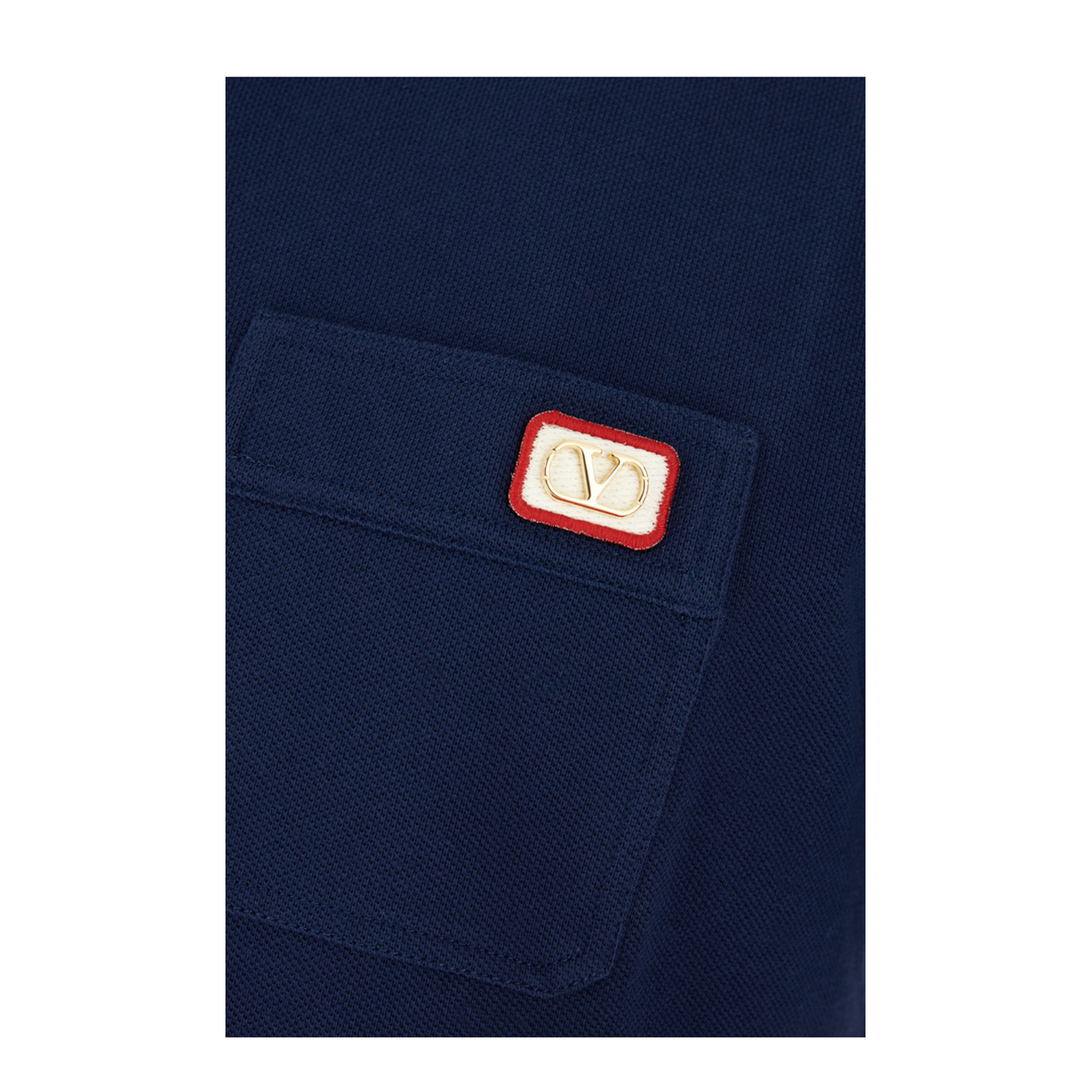 Midnight Blue Cotton Polo Shirt