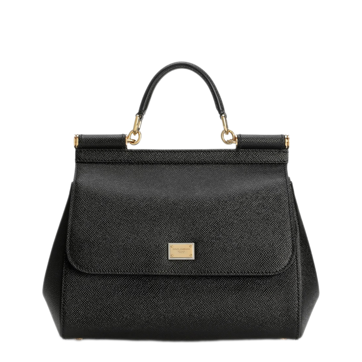 Sicily Grand Calfskin Handbag - Noir