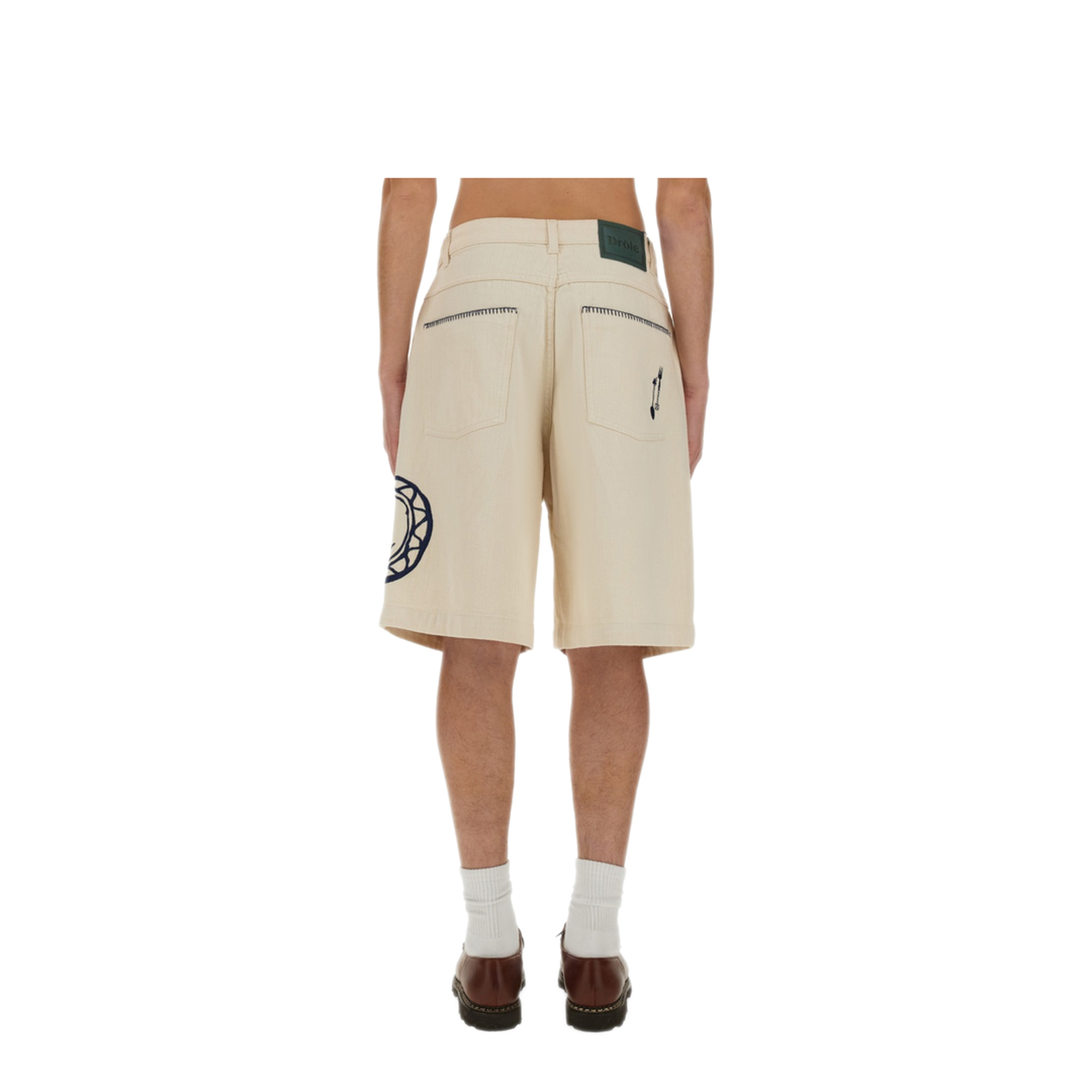 MAYFEYR - DRÔLE DE MONSIEUR - Cotton Bermuda Shorts - BS127CO119ECRU