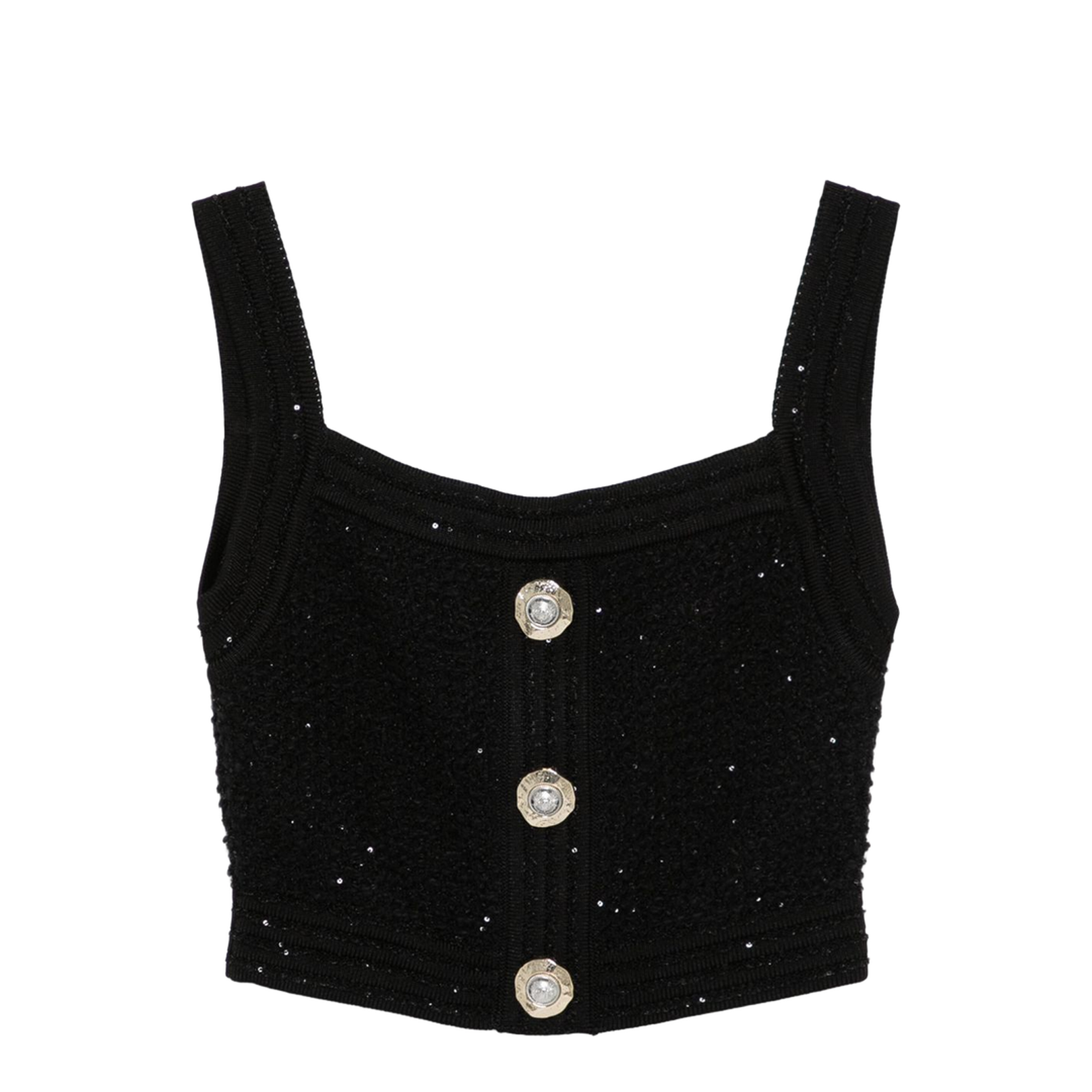 Tweed Top - Black