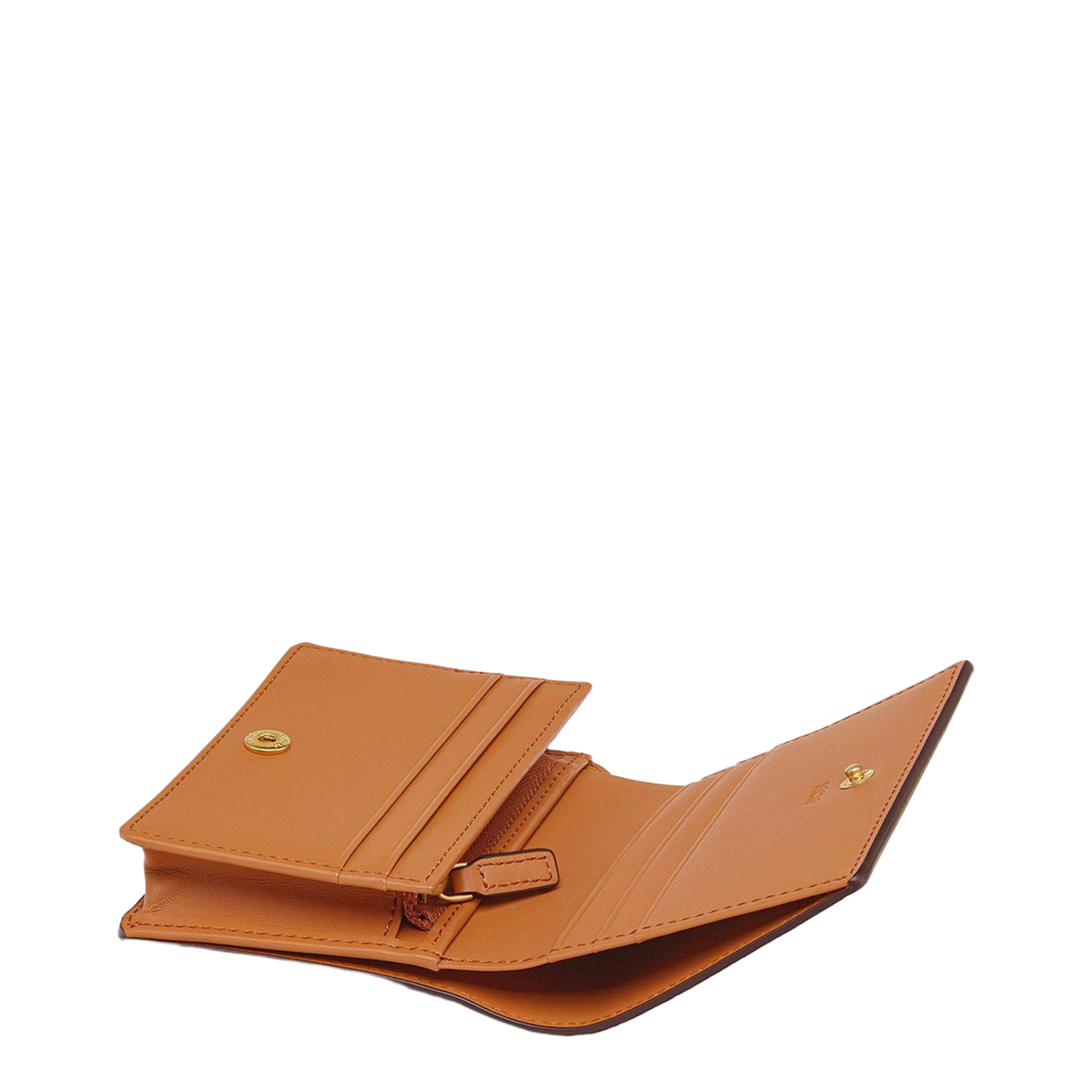 Himmel Embossed Logo Leather Snap Wallet