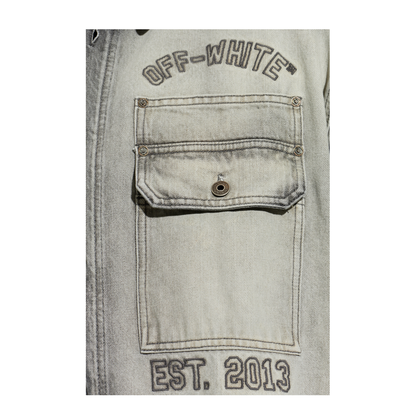 MAYFEYR - Off-White - Denim Shirt With Pockets - 44MYD05VS26D003020