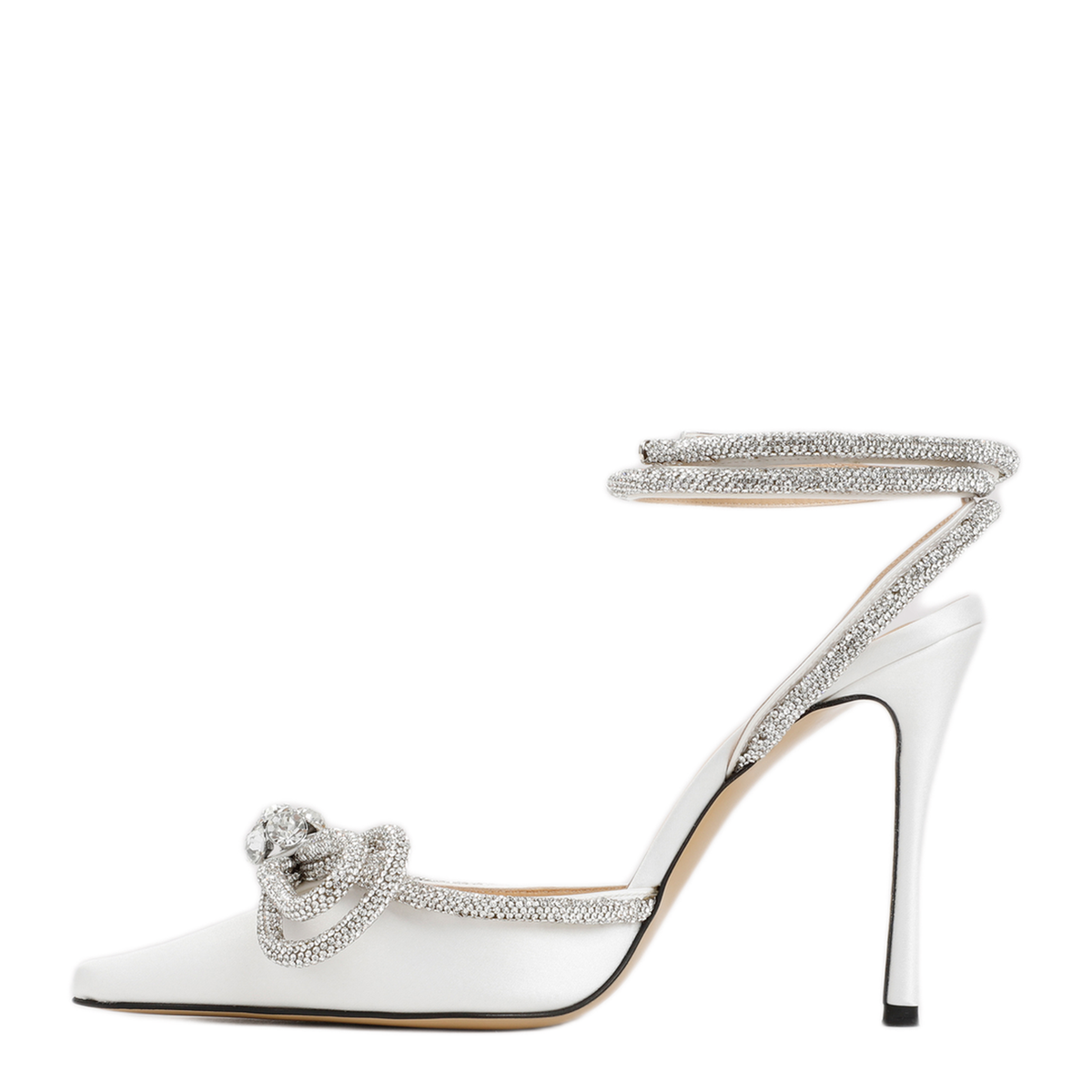 MAYFEYR - MACH & MACH - White Double Bow High Heels - FW200237WHITE