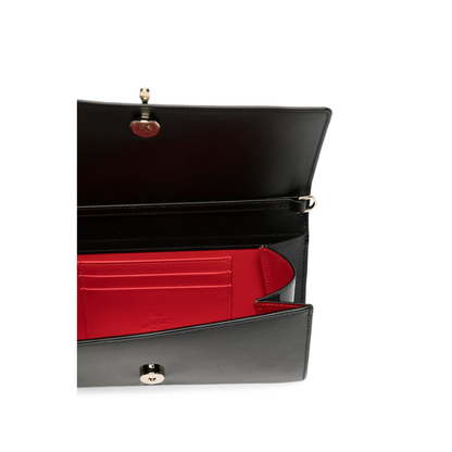 MAYFEYR - Christian Louboutin - Black Patent Leather Foldover Bag - 3265344BK01