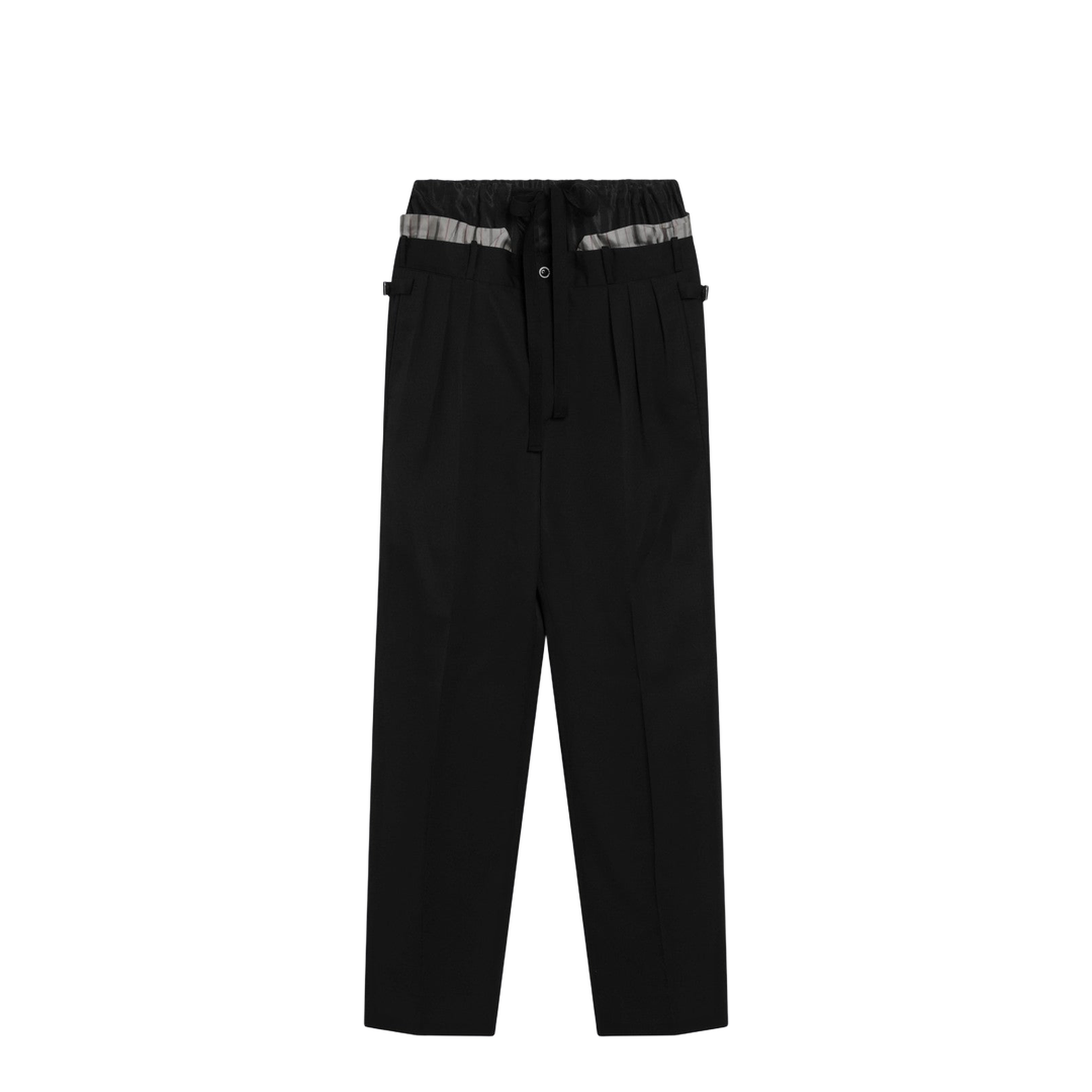 Black Trousers Anonymity of the Lining