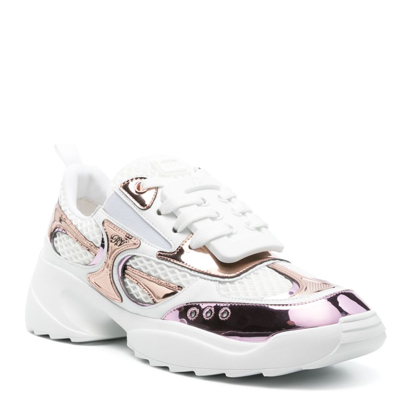 Viv' on the Run Sneakers in Leather and Fabric