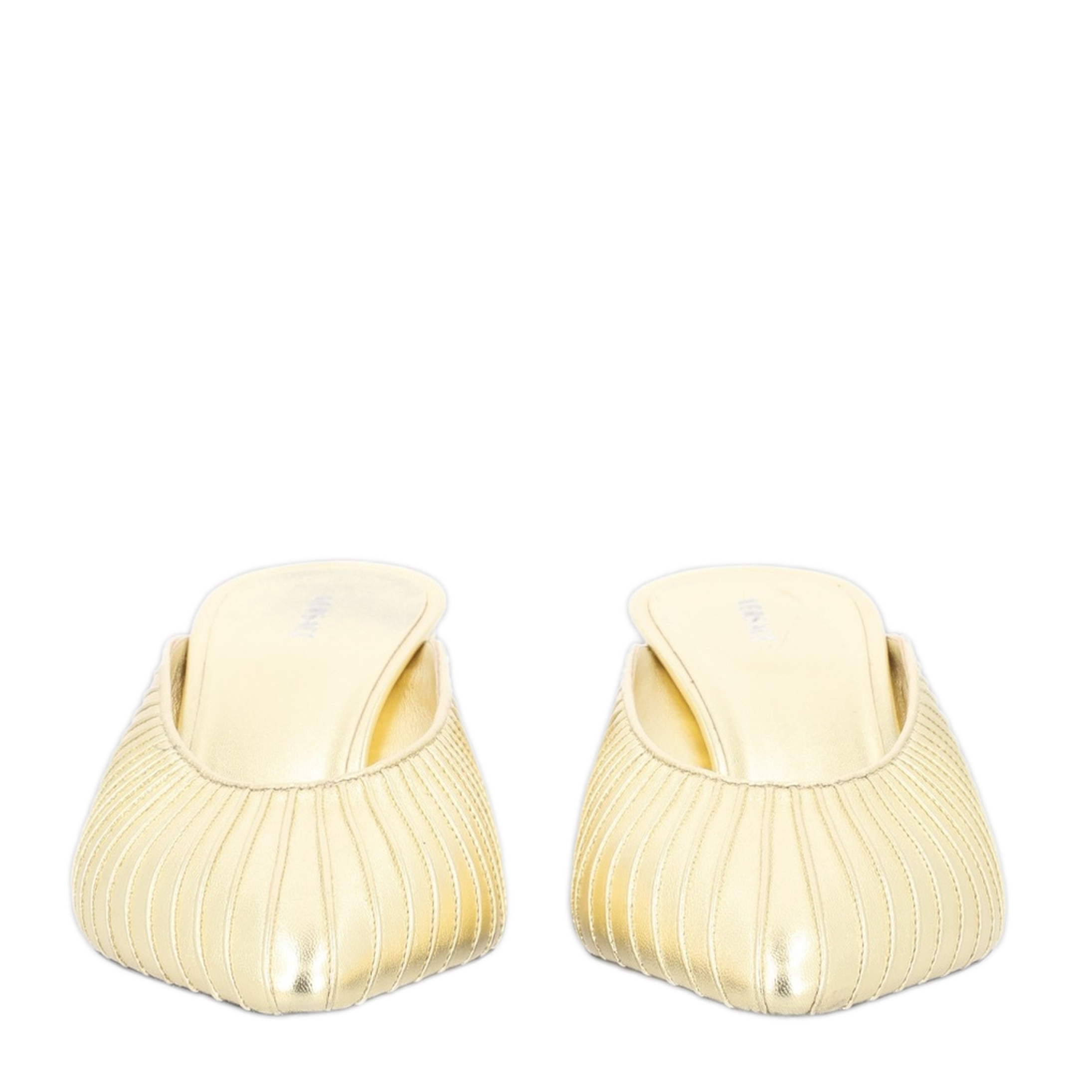 MAYFEYR - Versace - Leather Gold Sandals - 10247851A185091X70J
