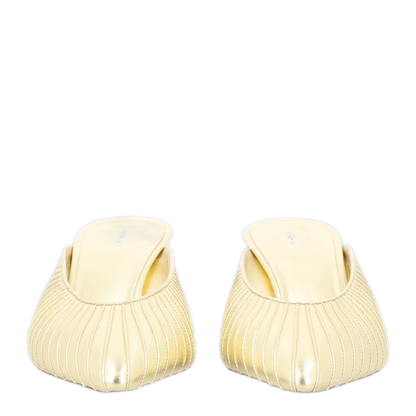 MAYFEYR - Versace - Leather Gold Sandals - 10247851A185091X70J