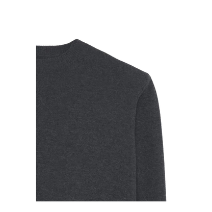MAYFEYR - THE FRANKIE SHOP - Dark Grey Shoulder Pad Sweater - KNFS007081340DARKGREYMELANGE