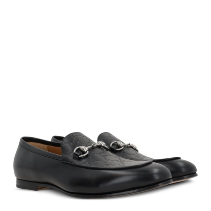 Loafer with Horsebit in Black Leather