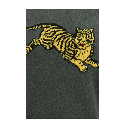 MAYFEYR - Kenzo - Jumping Tiger Cotton Sweatshirt - FG65PU8243FN