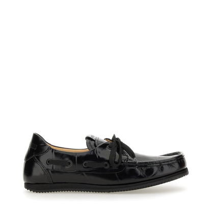 Lace-Up Shoes - Black