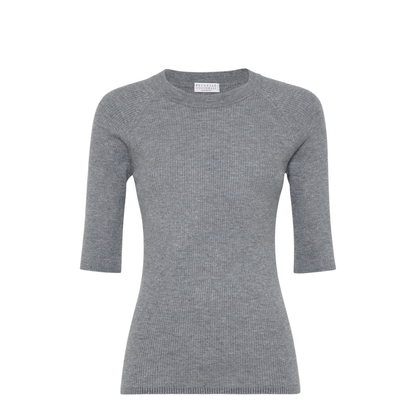 Lurex Ribbed Sweater
