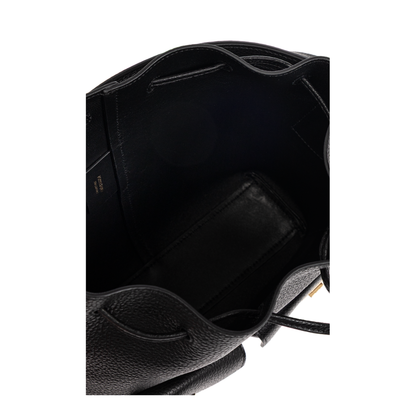 Leather Bucket Shoulder Bag