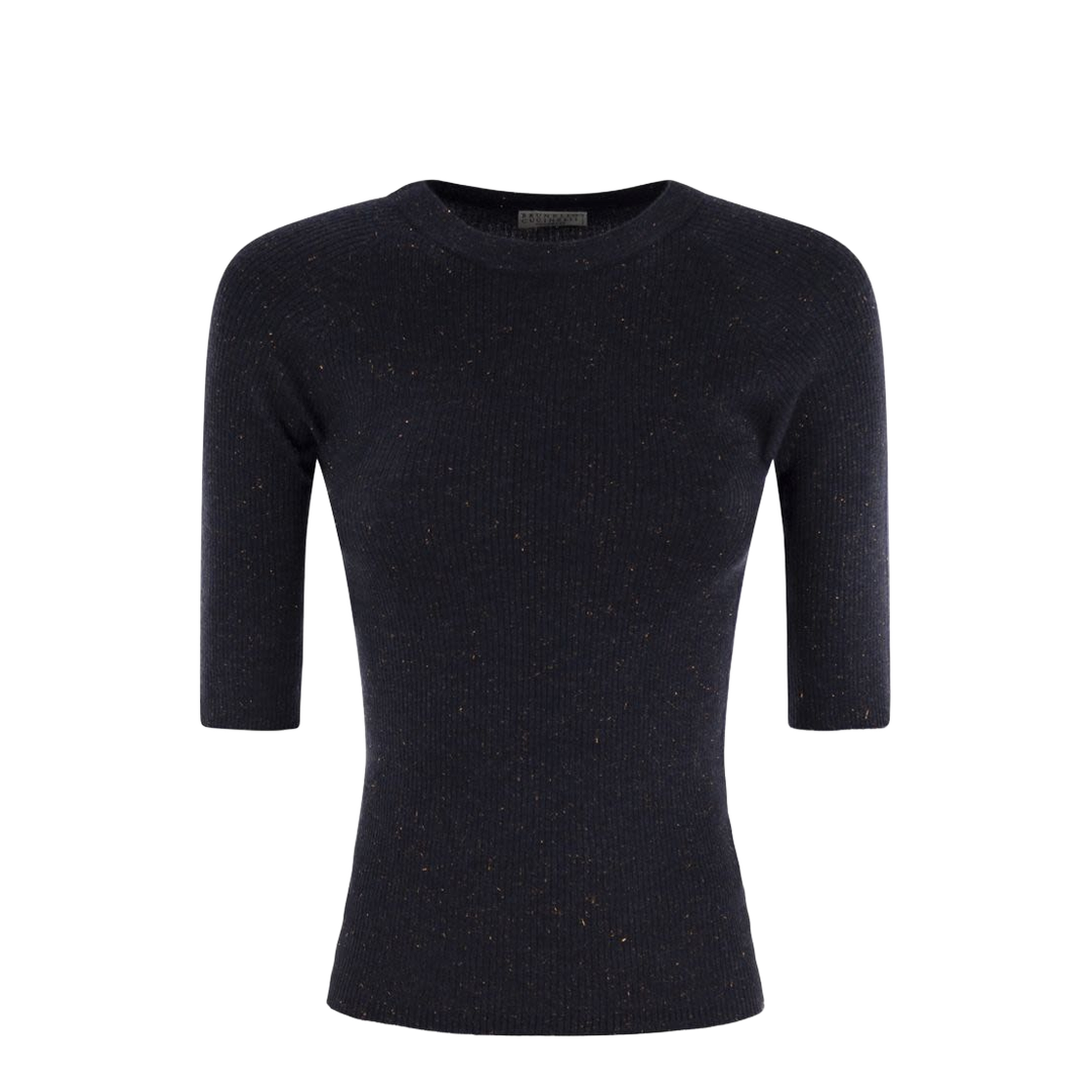 Sparkling Ribbed Cashmere Sweater