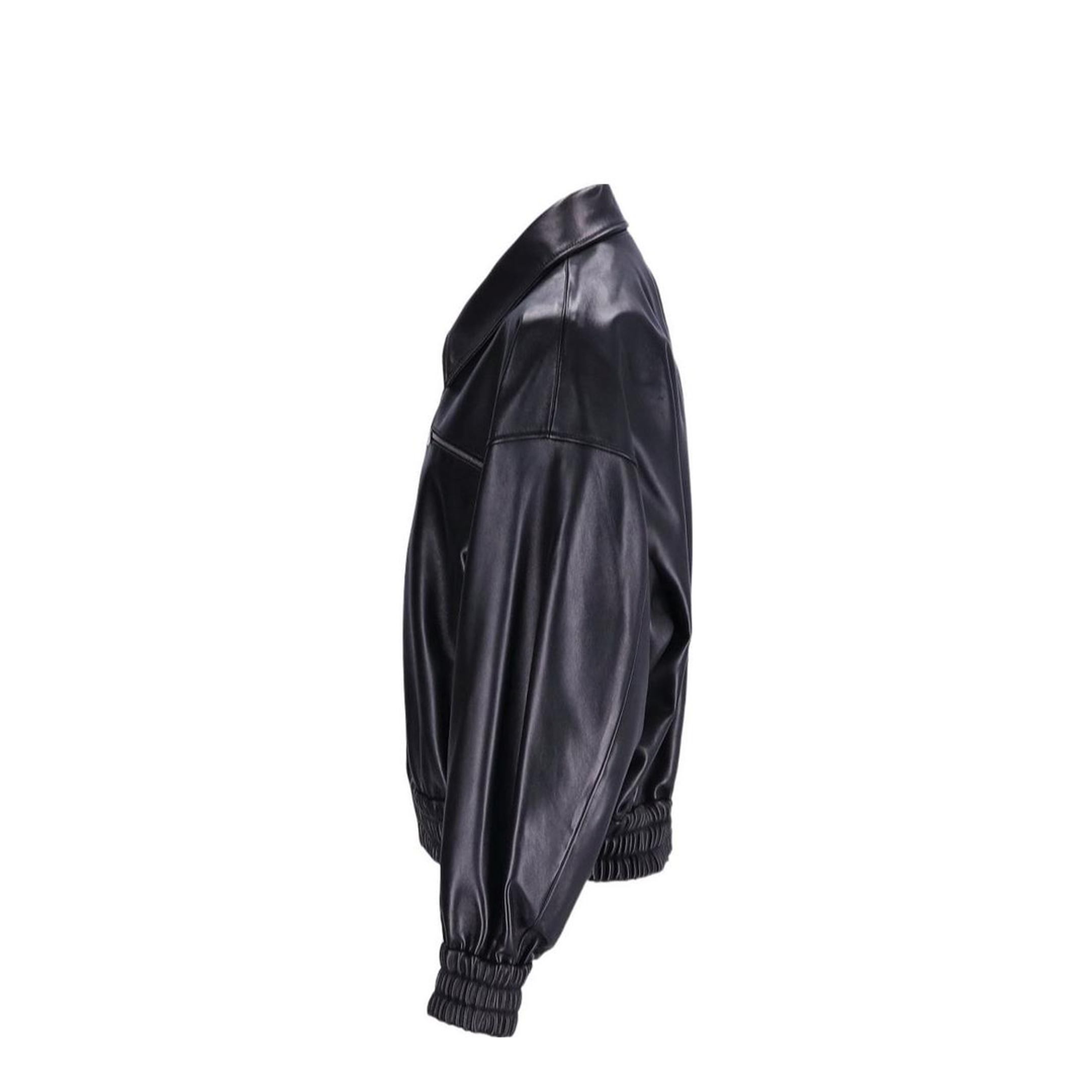Blouson Leather Jacket Black