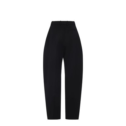 High Waist Wool Trousers