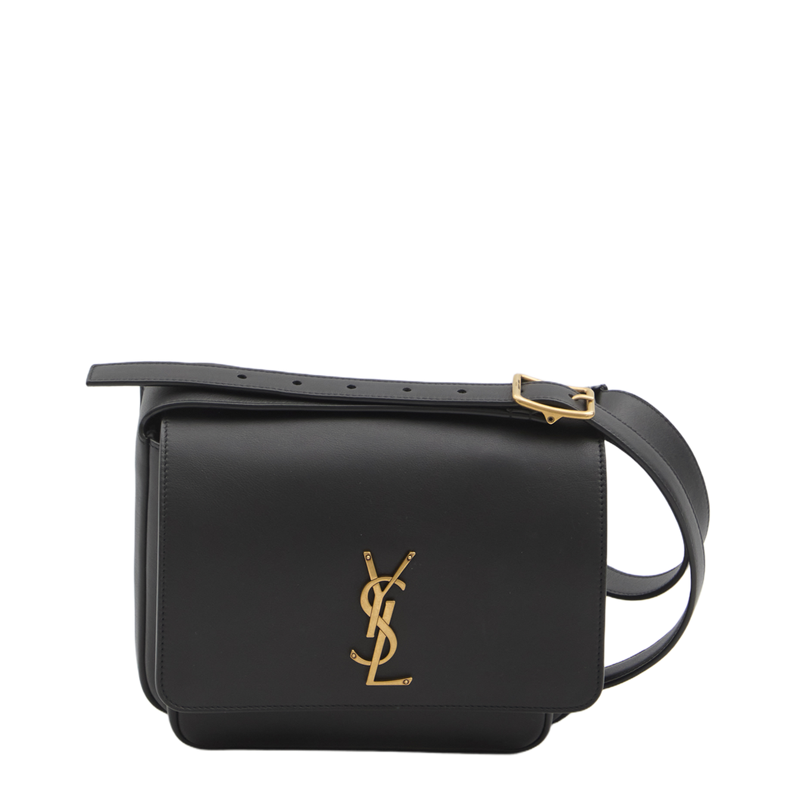 Niki Leather Shoulder Bags - Black