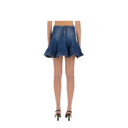 MAYFEYR - MSGM - Denim Skirt - 3842MDD23125724286