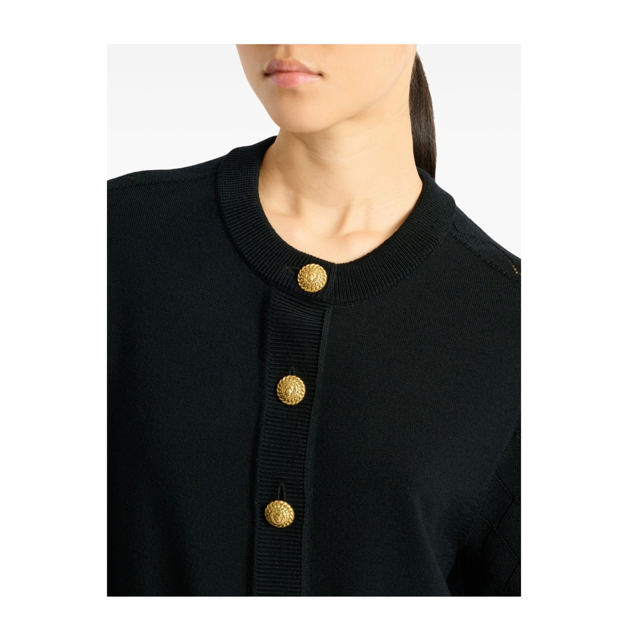 MAYFEYR - Balmain - Sweaters Black - HF1KN085KJ990PA