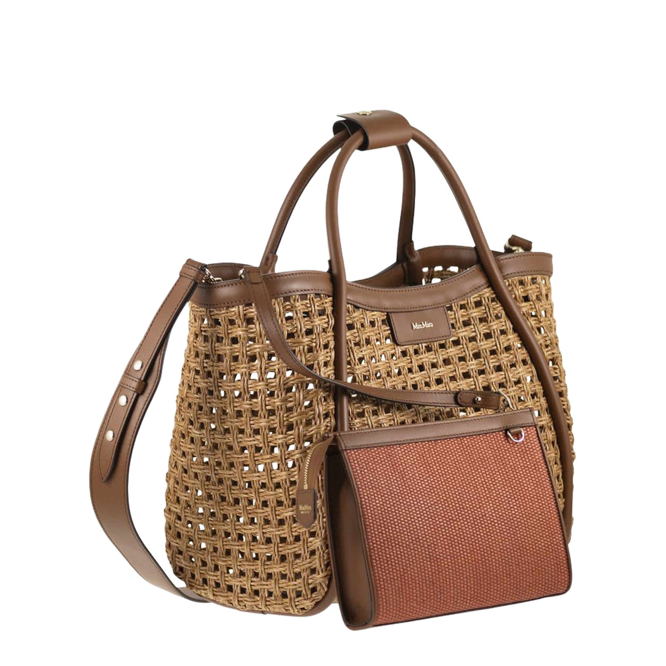 Small Marine Bag in Woven Natural Fibre