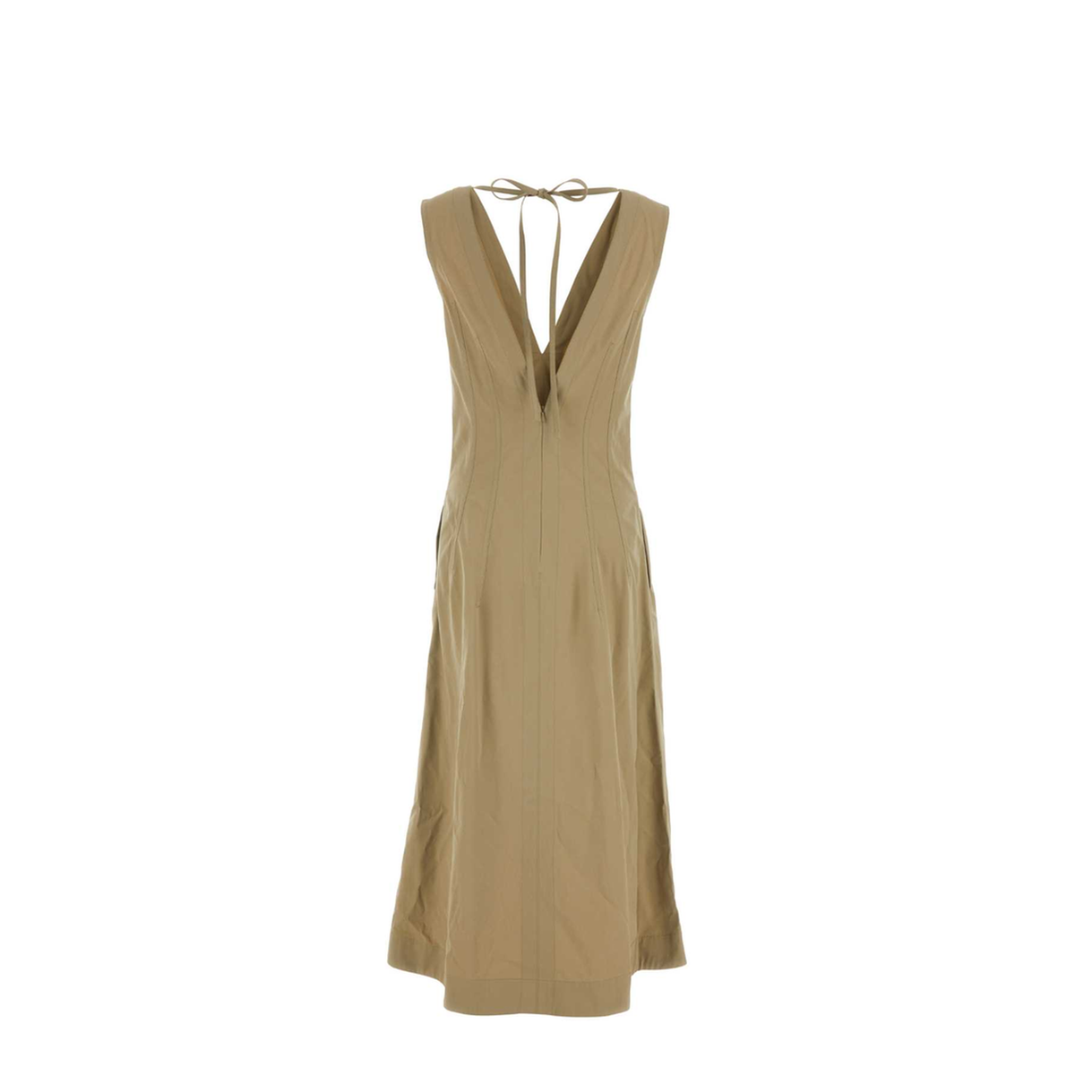 MAYFEYR - Bottega Veneta - Cappuccino Cotton Blend Dress - 785703VA5Y09733