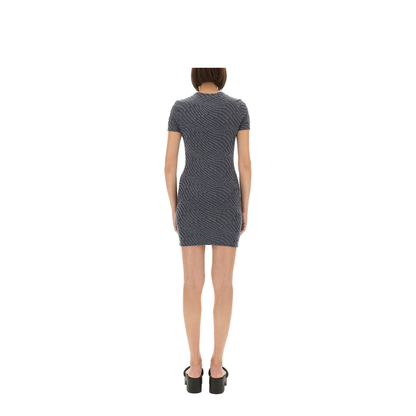 MAYFEYR -  - Jacquard Mini Dress With Logo - 4CC3256827531