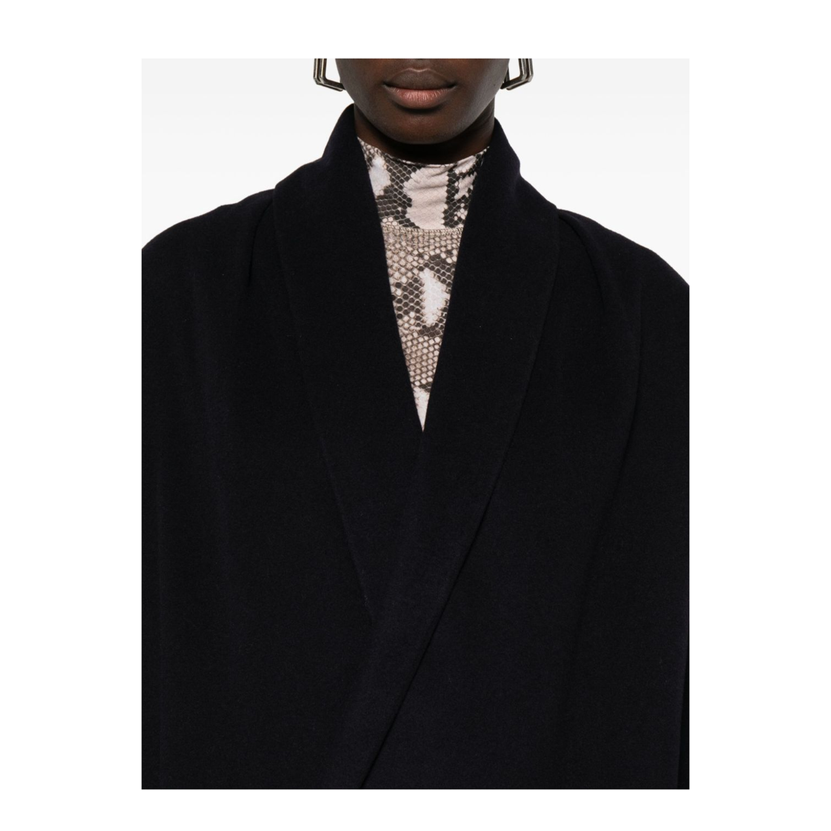 Double-Breasted Silk-Nylon Jacket