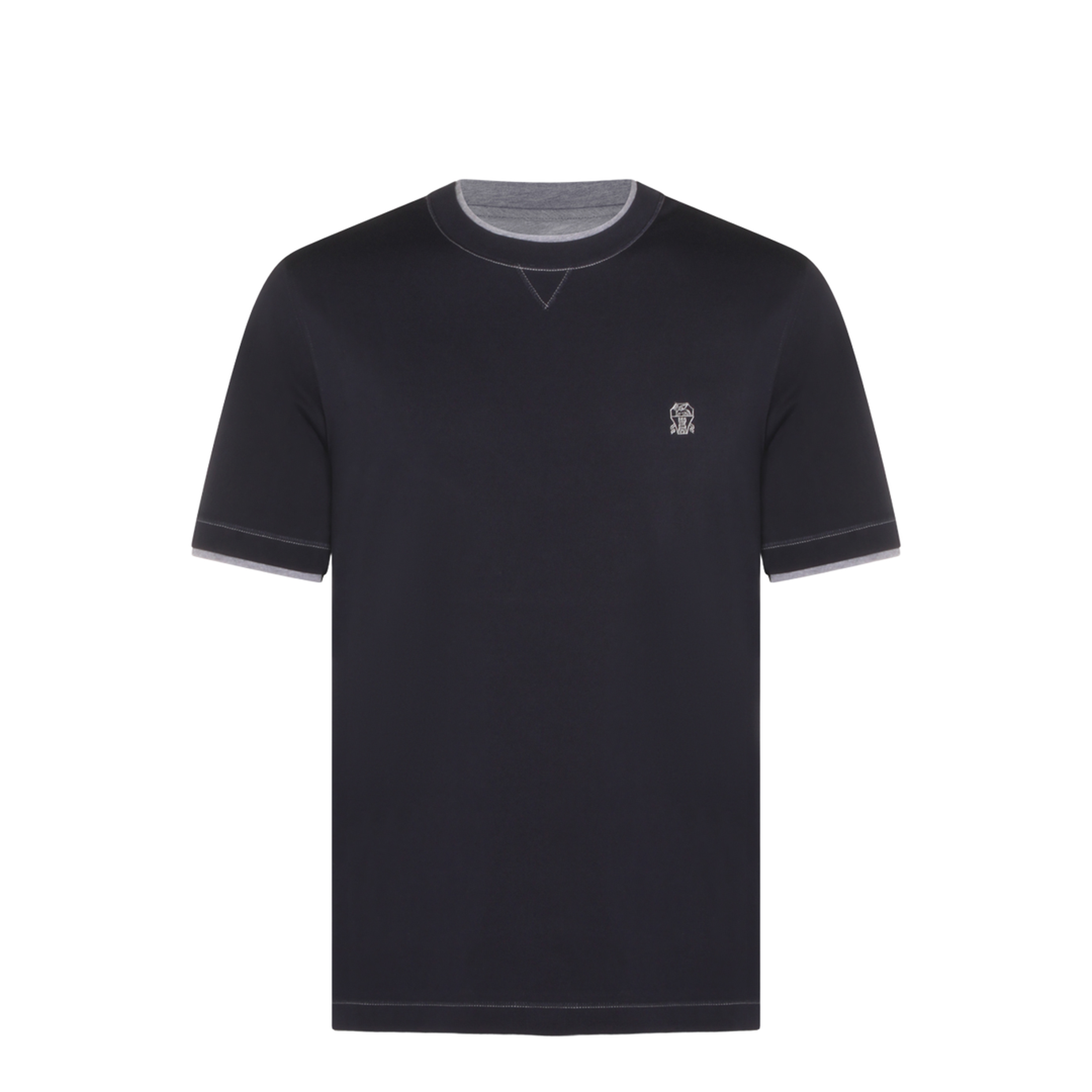 Logo Cotton T-Shirt Black