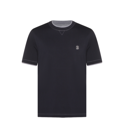 Logo Cotton T-Shirt Black