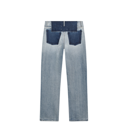 MAYFEYR - Maison Margiela - Patchwork Jeans In Indigo Blue Denim - S50LA0247S30561988