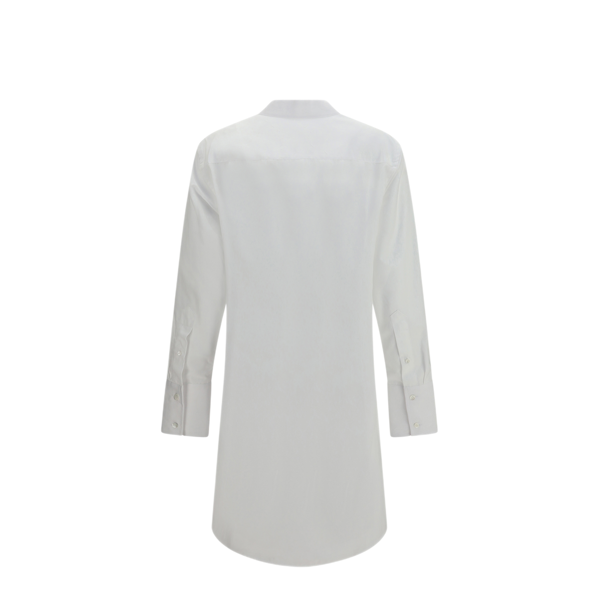 Raw Edge Cotton Mini Dress