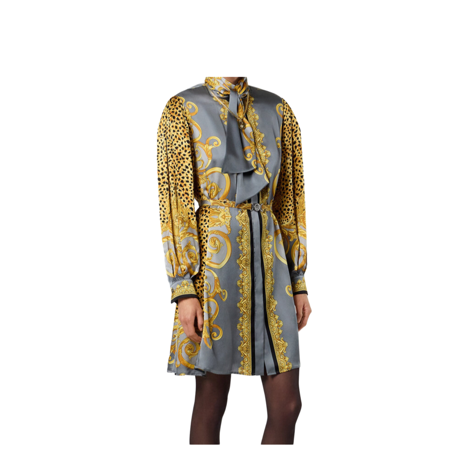 Silk Chemisier Dress