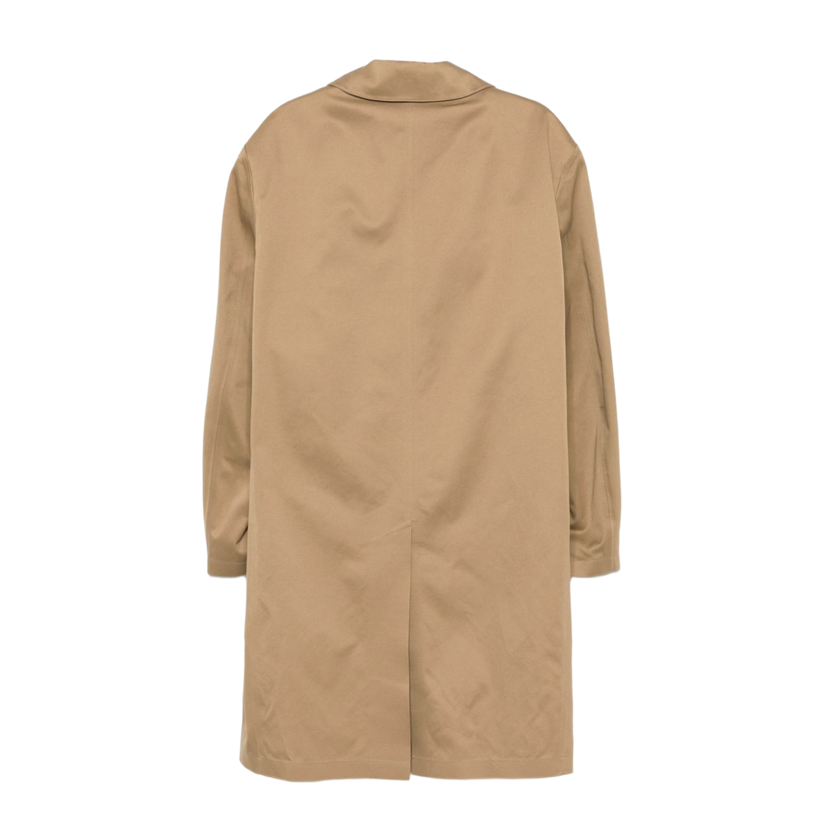 Beige Cotton Gabardine Coat