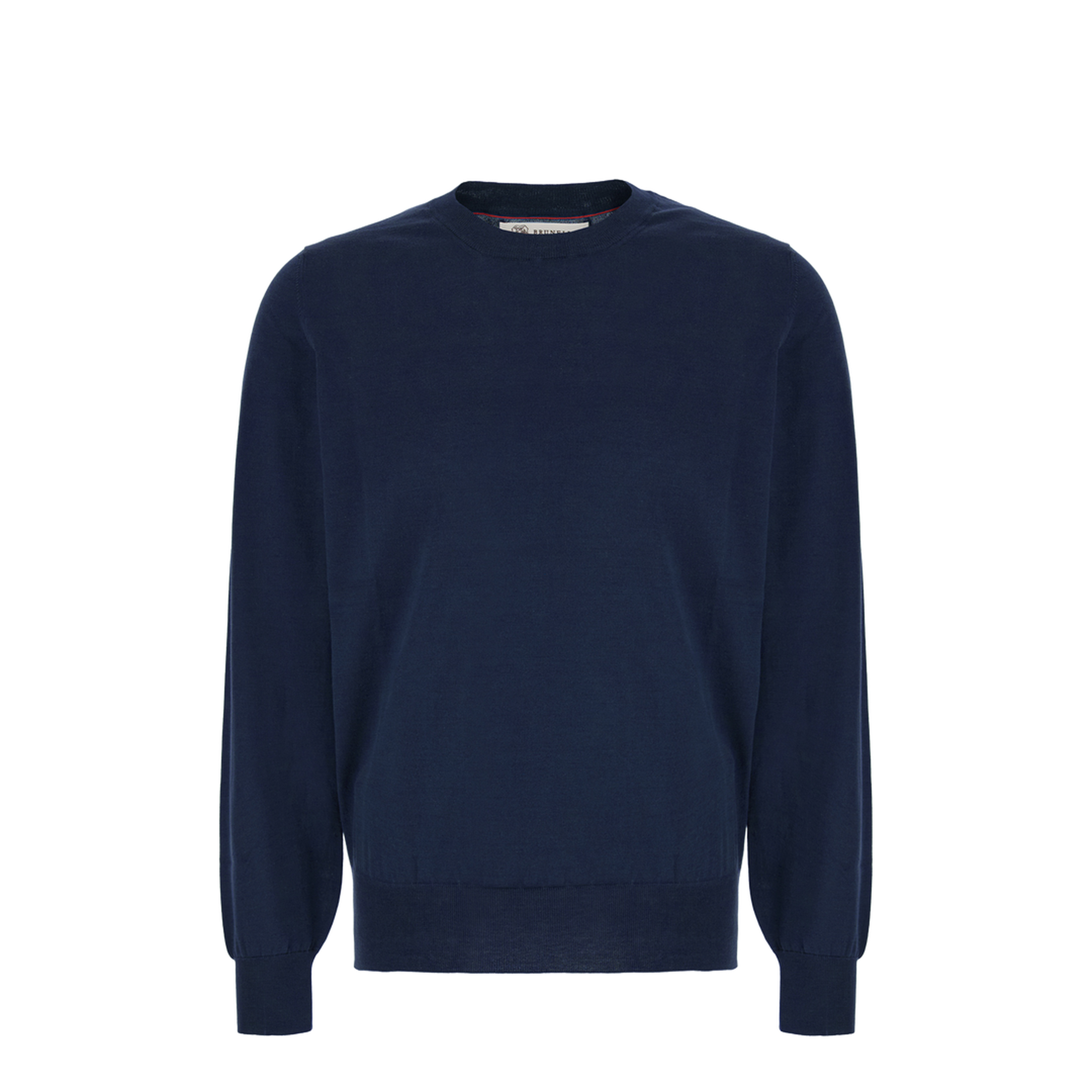 Cotton Crewneck Sweater Blue