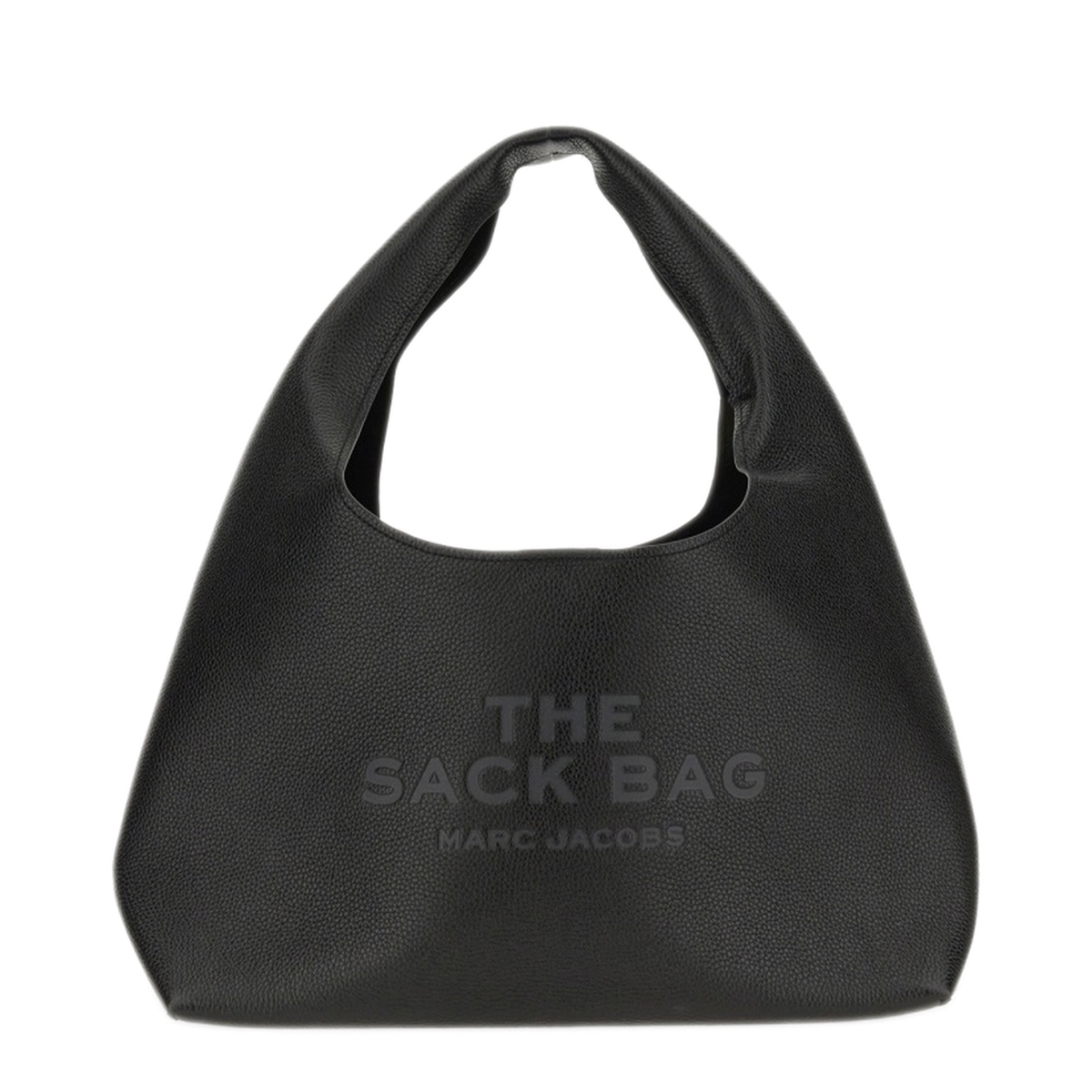 Full-Grain Leather Handbag - Black