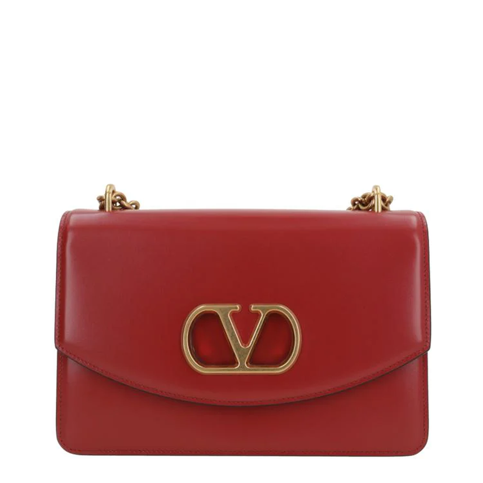 Shoulder Bag with VLogo Signature Detail