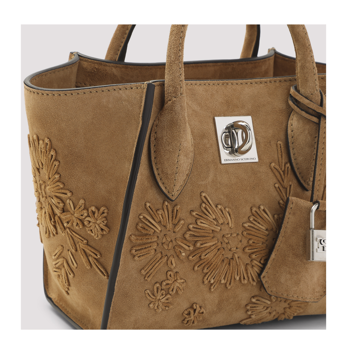 MAYFEYR - Ermanno Scervino - Chipmunk Brown Bovine Leather Bag - D483S352RDIW71044