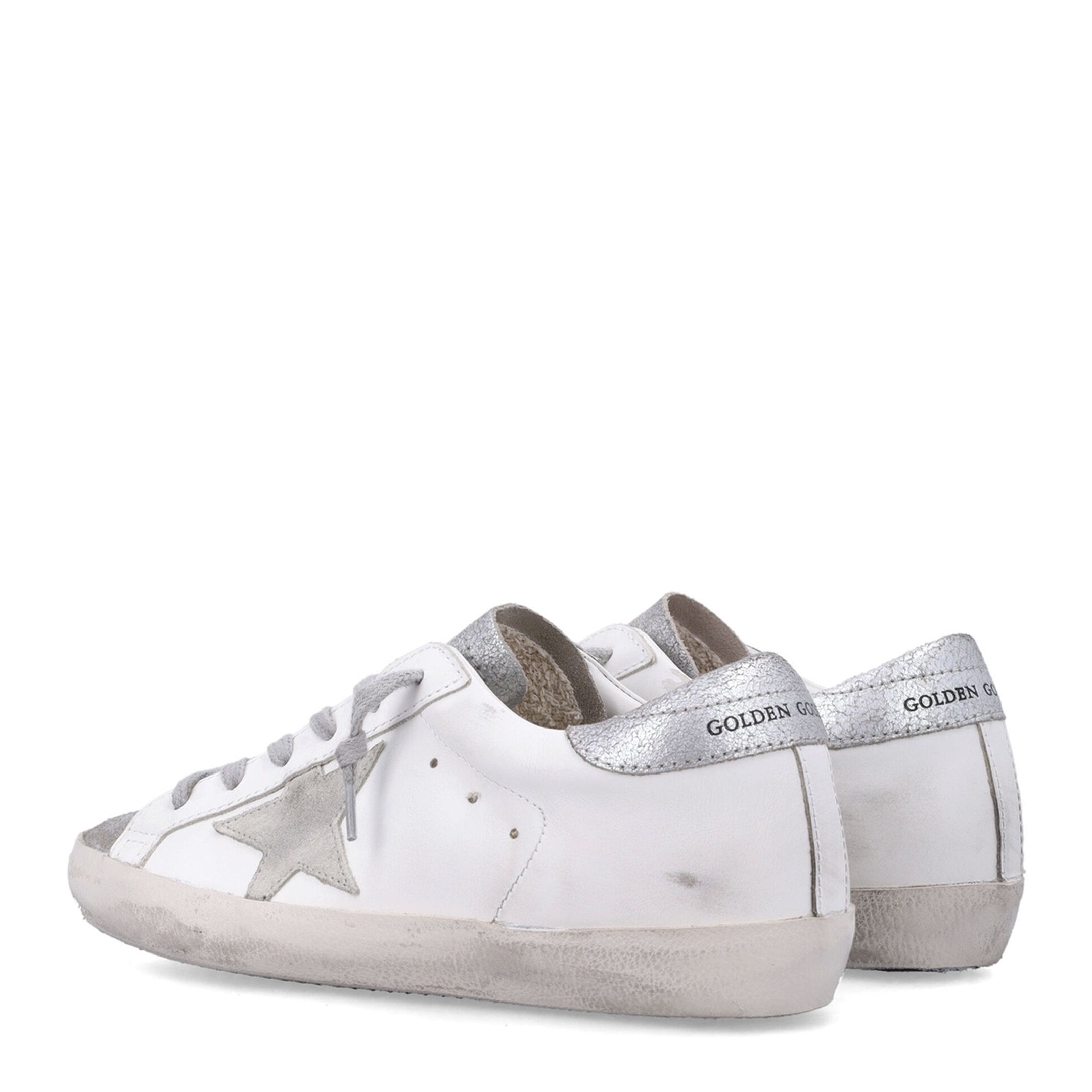 Super-Star Leather Upper and List Suede Star Laminated Suede Toe and Heel