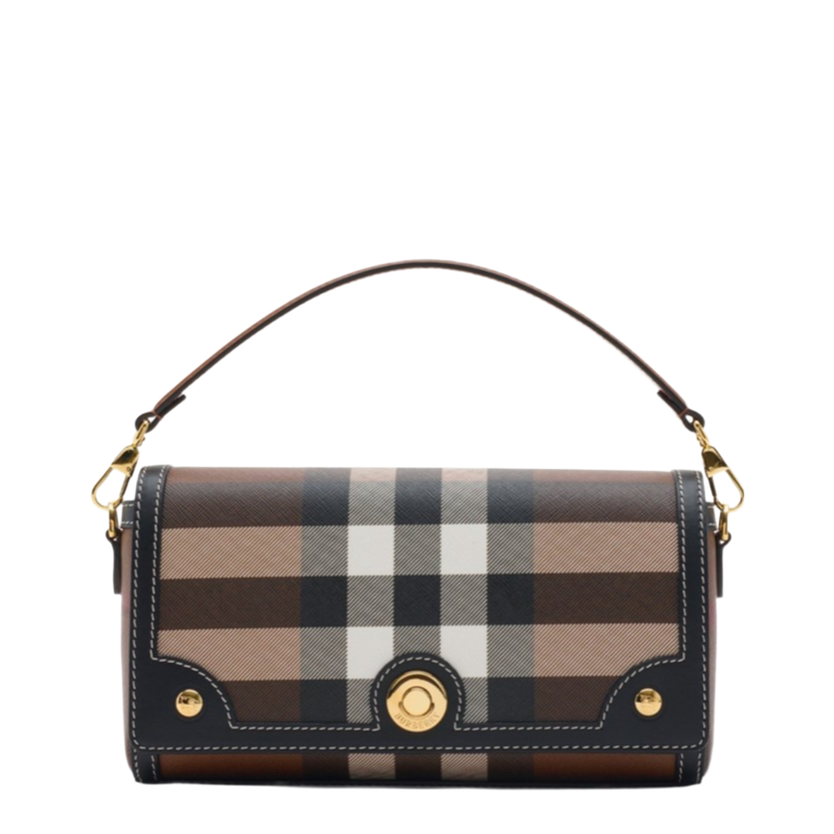 Top Handle Note Bag in Dark Birch Brown