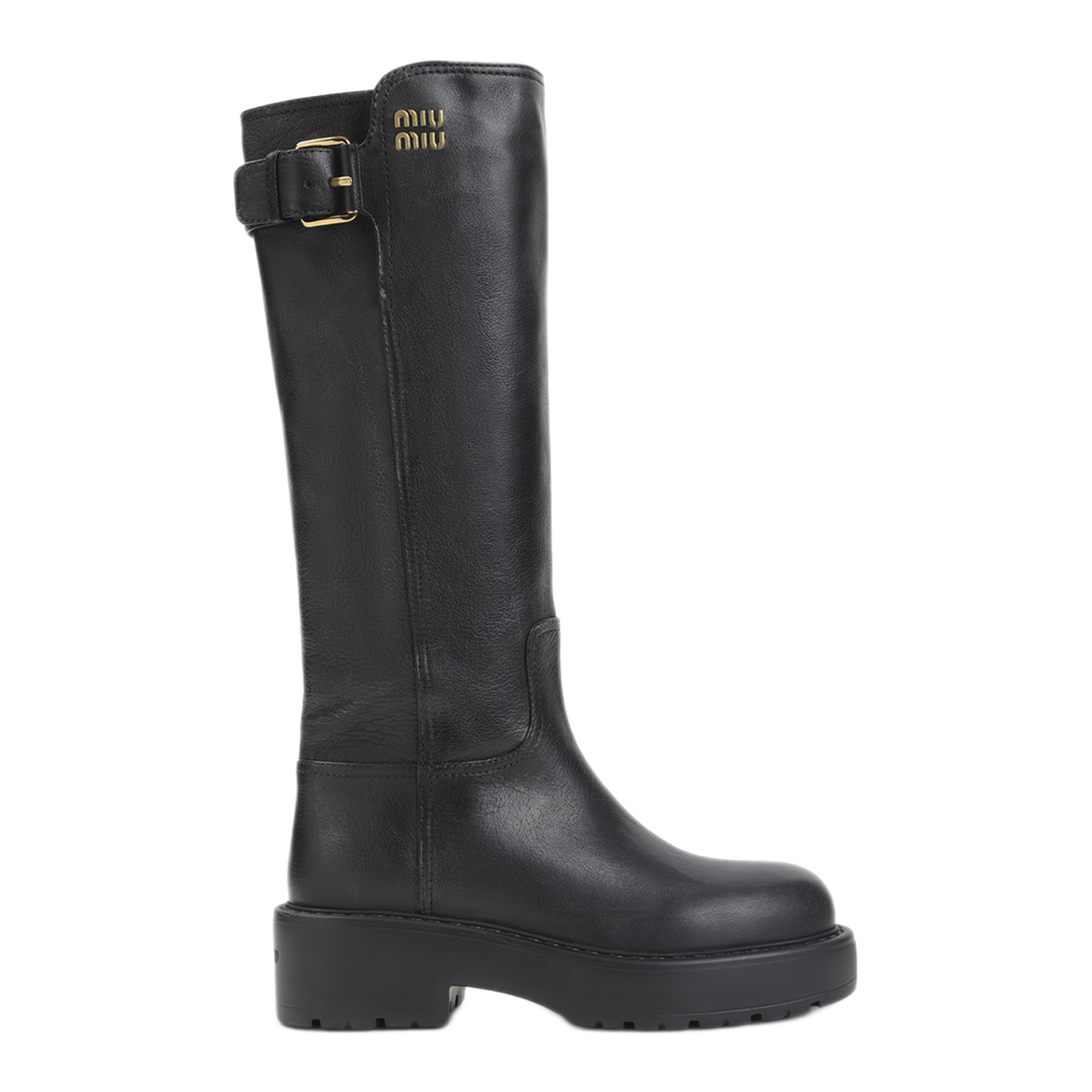 MAYFEYR - Miu Miu - Leather Boots - 5W767EF55Y9S