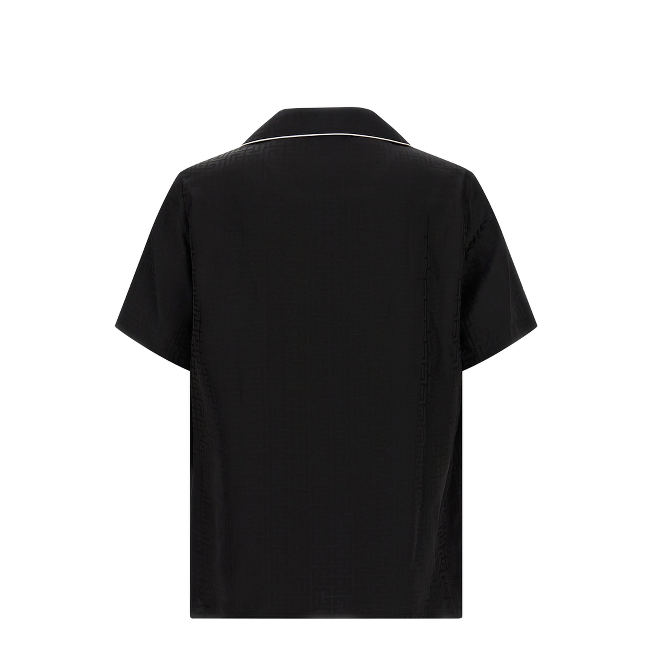 Varsity Pyjama Shirt Black